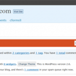 WordPress Dashboard Thumnail