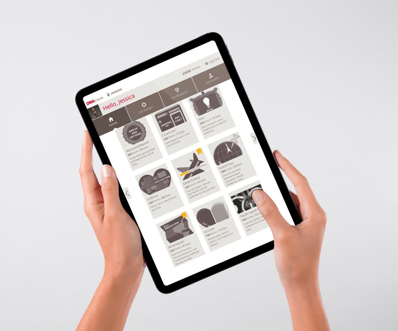Dallas Museum of Art, WordPress, BuddyPress, Badging, Achievements, native app, iOS, iPad