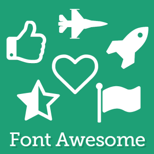Font Awesome icon fonts FTW!