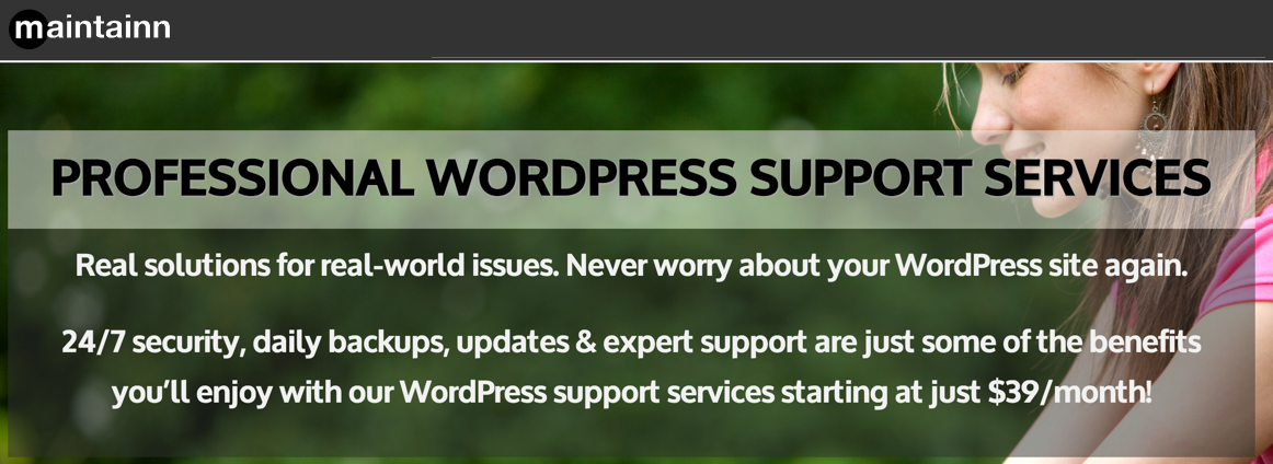 Maintainn WordPress Support and Maintenance Services by WebDevstudios