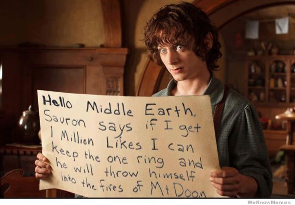 Lord of the Rings Meme.