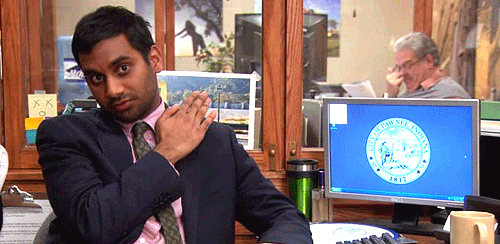 aziz ansari gif, code reviews, the importance of code reviews, why do code reviews, what is a code review, should lead developers do code reviews, how to do a code review, what's the point of a code review