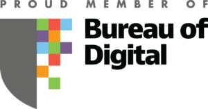 This is the logo for Bureau of Digital members. It says, "Proud member of Bureau of Digital."