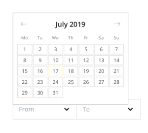 Date Picker Image with JS
