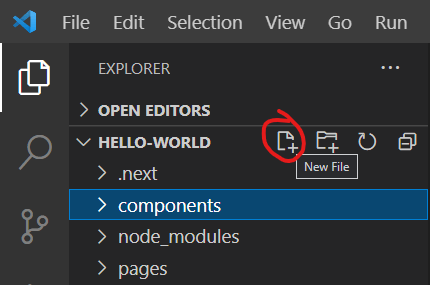 vs code new file icon