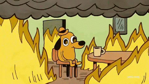 This is fine [GIF]