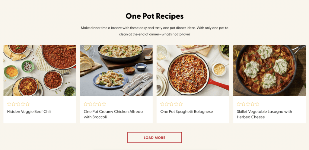 Recipe Collection Block Front End