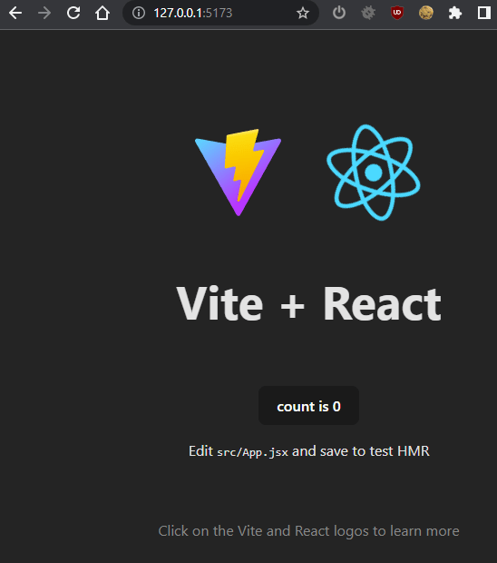 Vite + React demo page