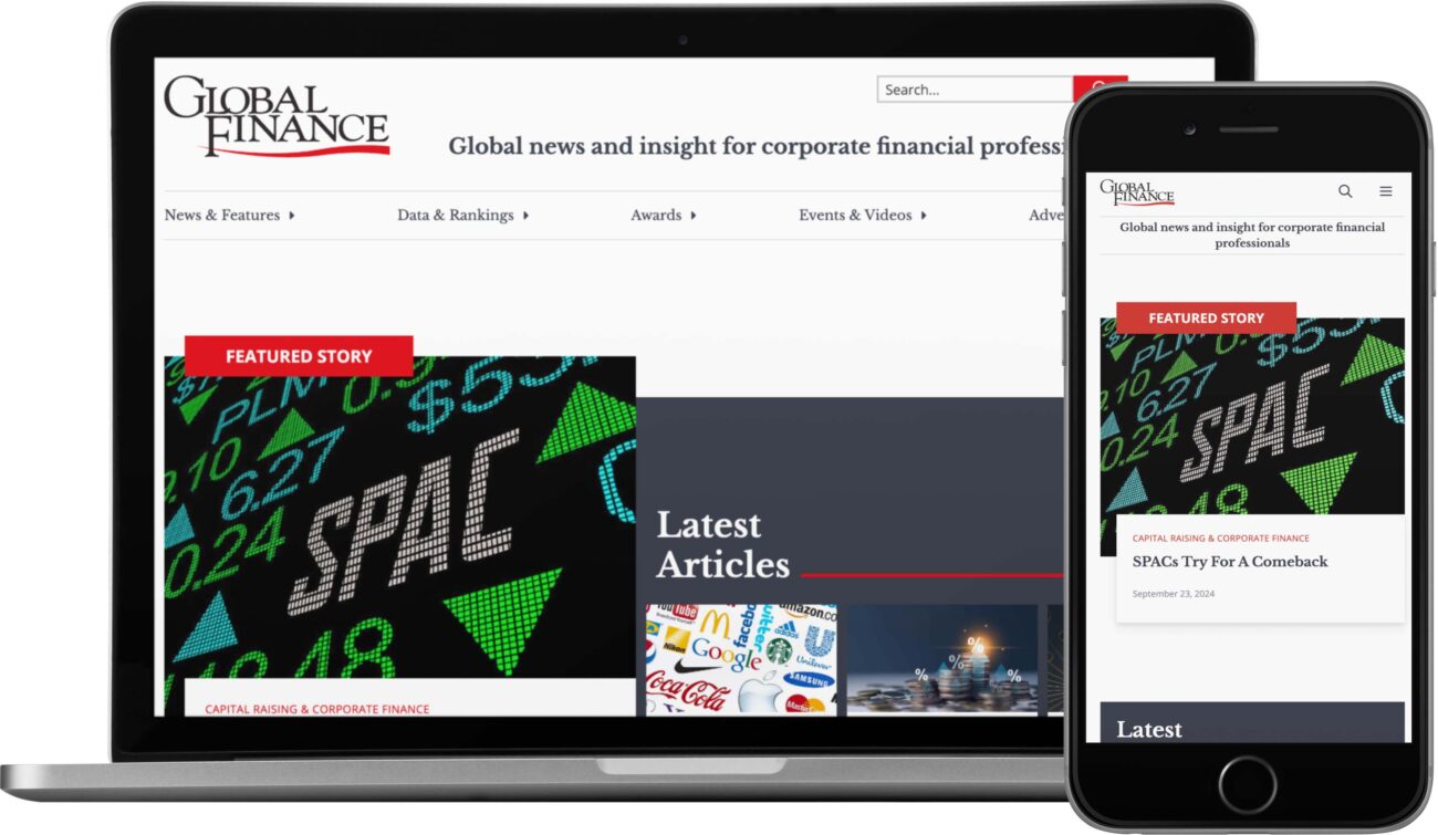 Global Finance Magazine WordPress Website Design