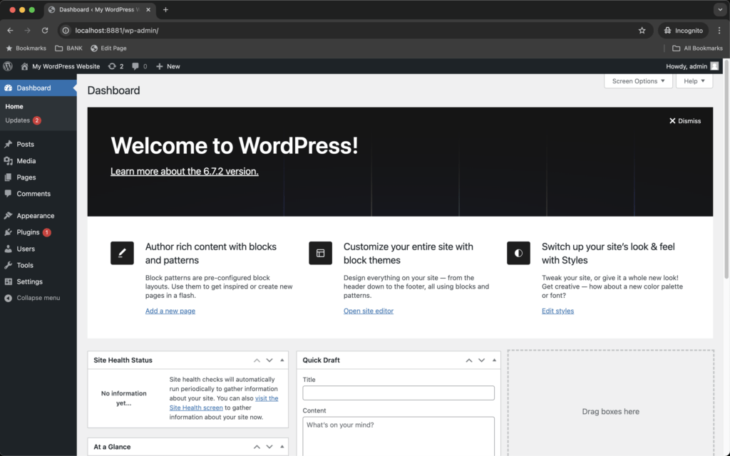 WordPress Playground on the Browser